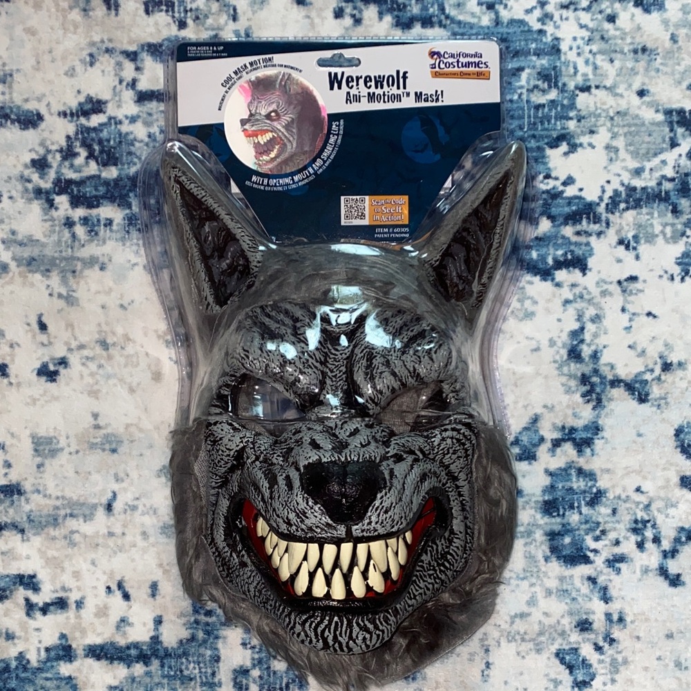 Gray Werewolf ani-motion Costume Mask